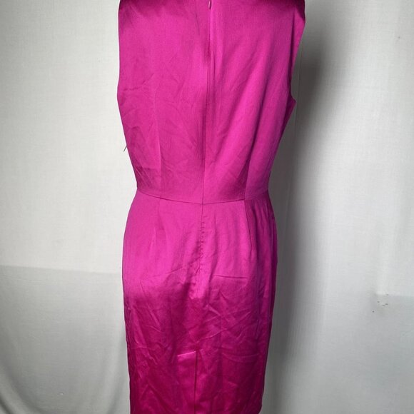 NEW KATE SPADE Amelia Take A Bow Dress Magenta Gerbera Pink Size 8 NWT - Picture 9 of 12